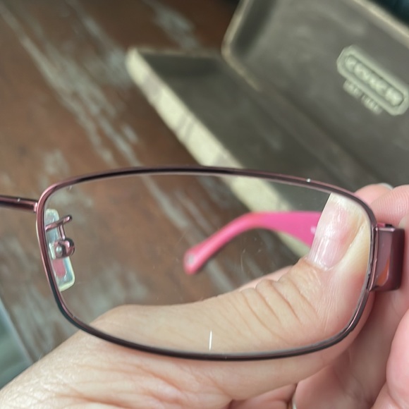 Coach HC5001 Taryn burgundy 9022 eyeglasses with coach signature C brown case - Picture 11 of 15